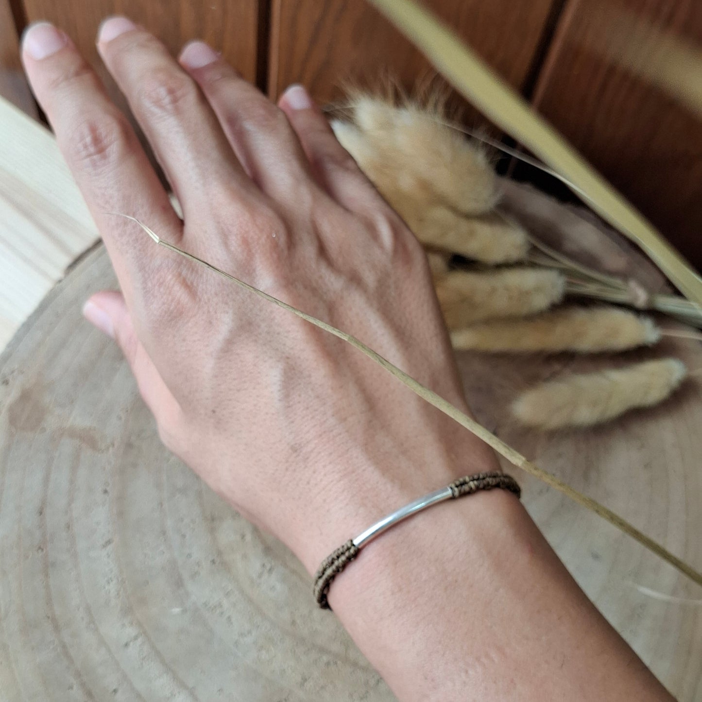 Pulsera TUBO plata