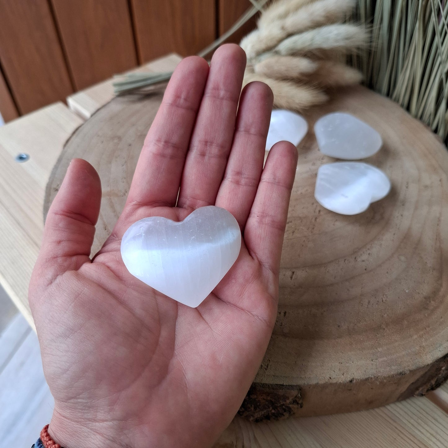 Corazón de selenita