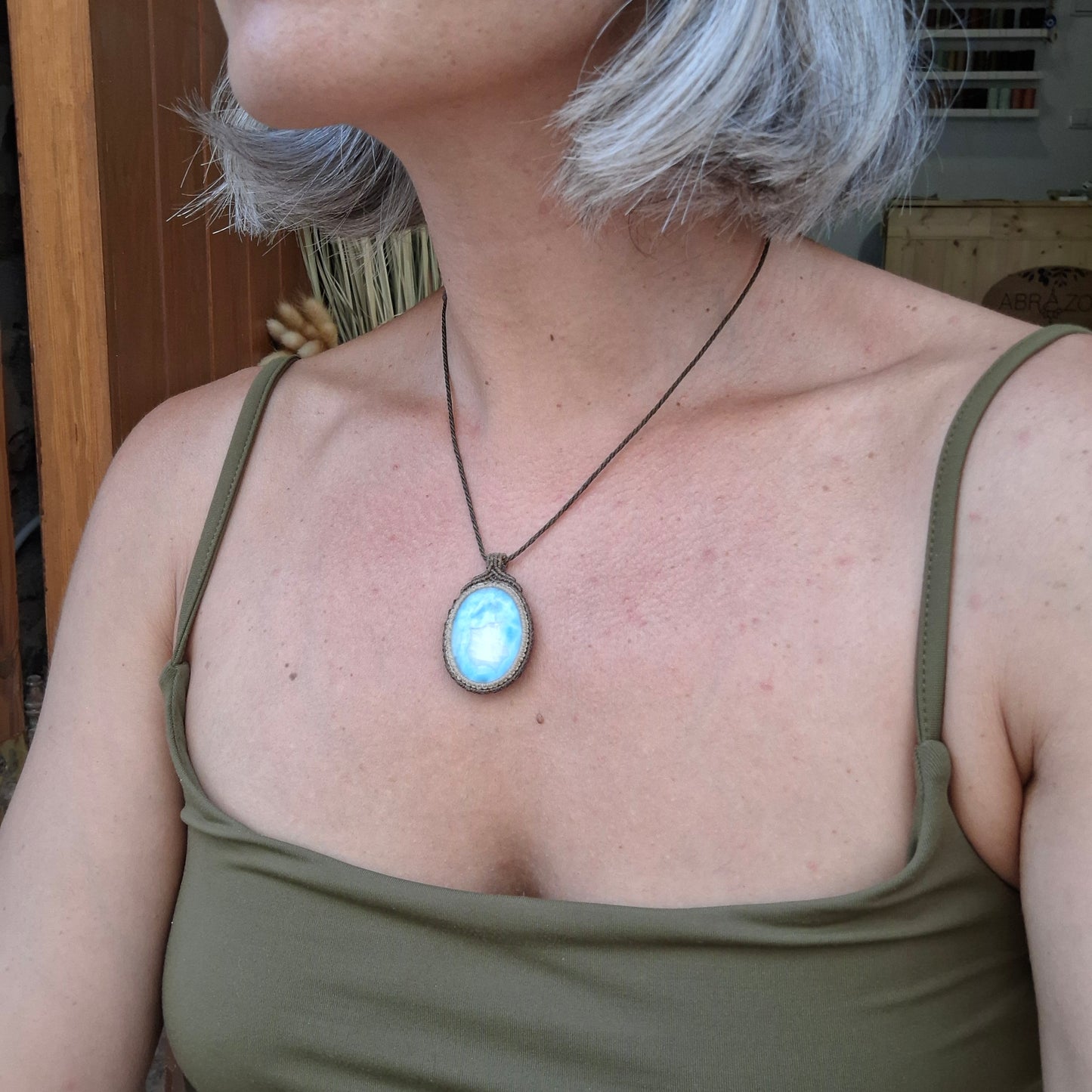 Colgante de Larimar