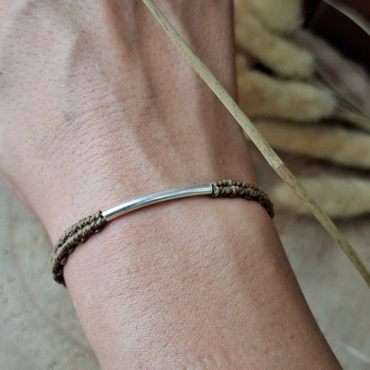 Pulsera TUBO plata