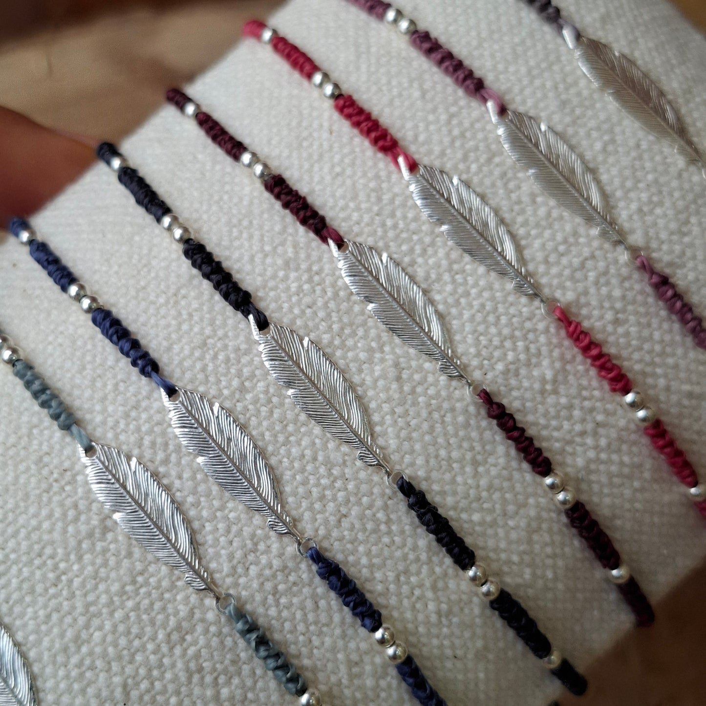 Pulsera PLUMA plata