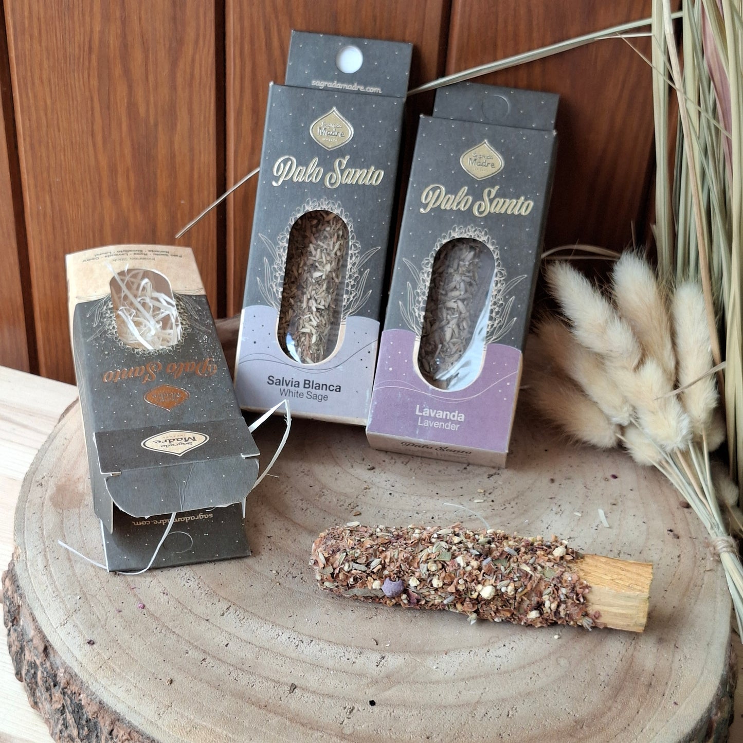 Stick Palo Santo con hierbas. 3 variedades