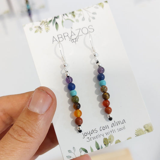 Pendientes de los chakras.