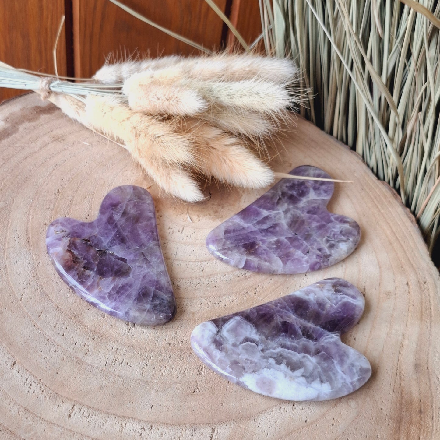 Gua Sha. Masajeador facial. Amatista