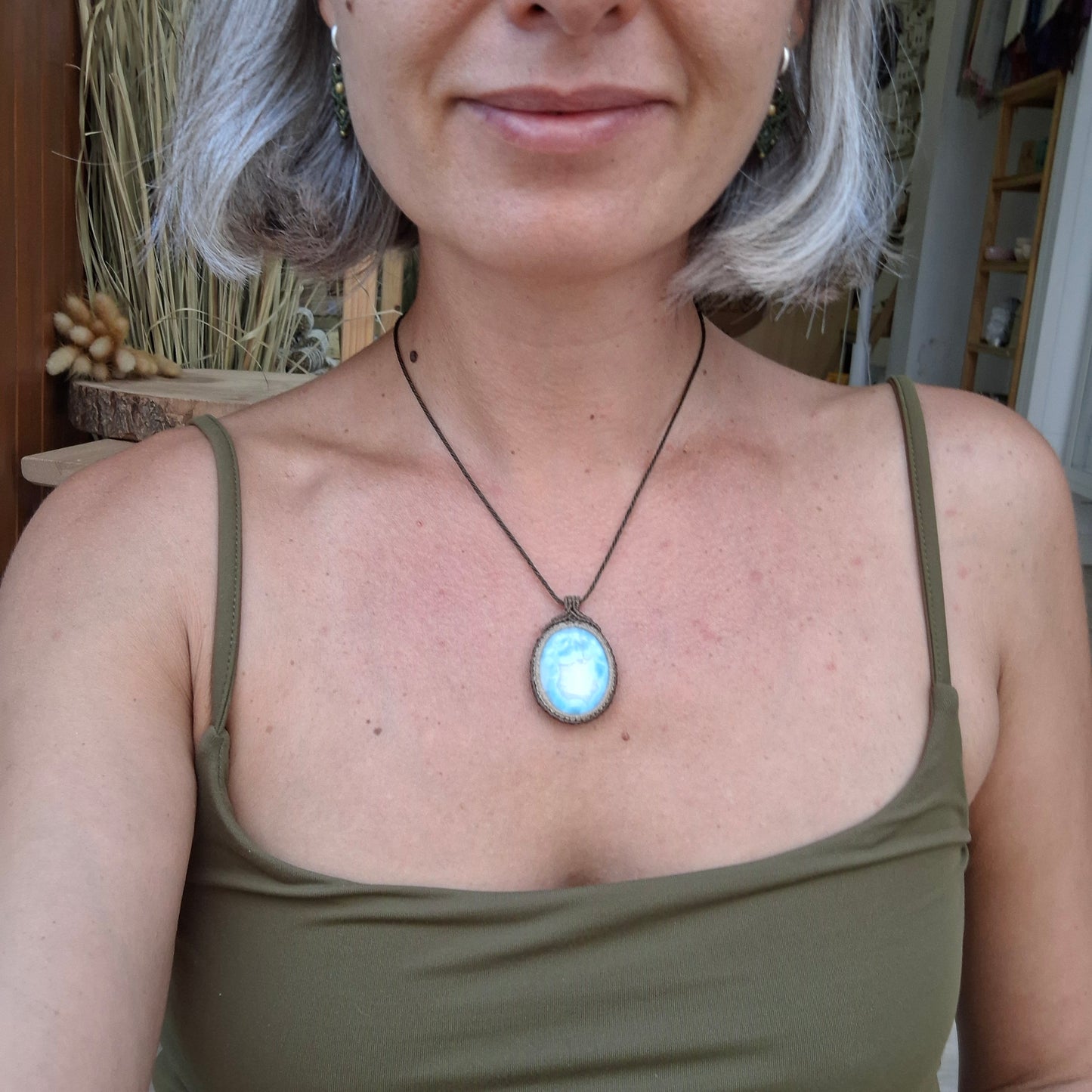 Colgante de Larimar