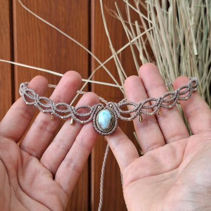 Collar artesanal de LARIMAR