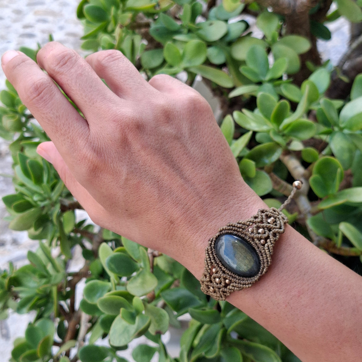 Pulsera de labradorita.