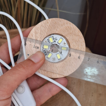Base de luz led. Luz blanca.