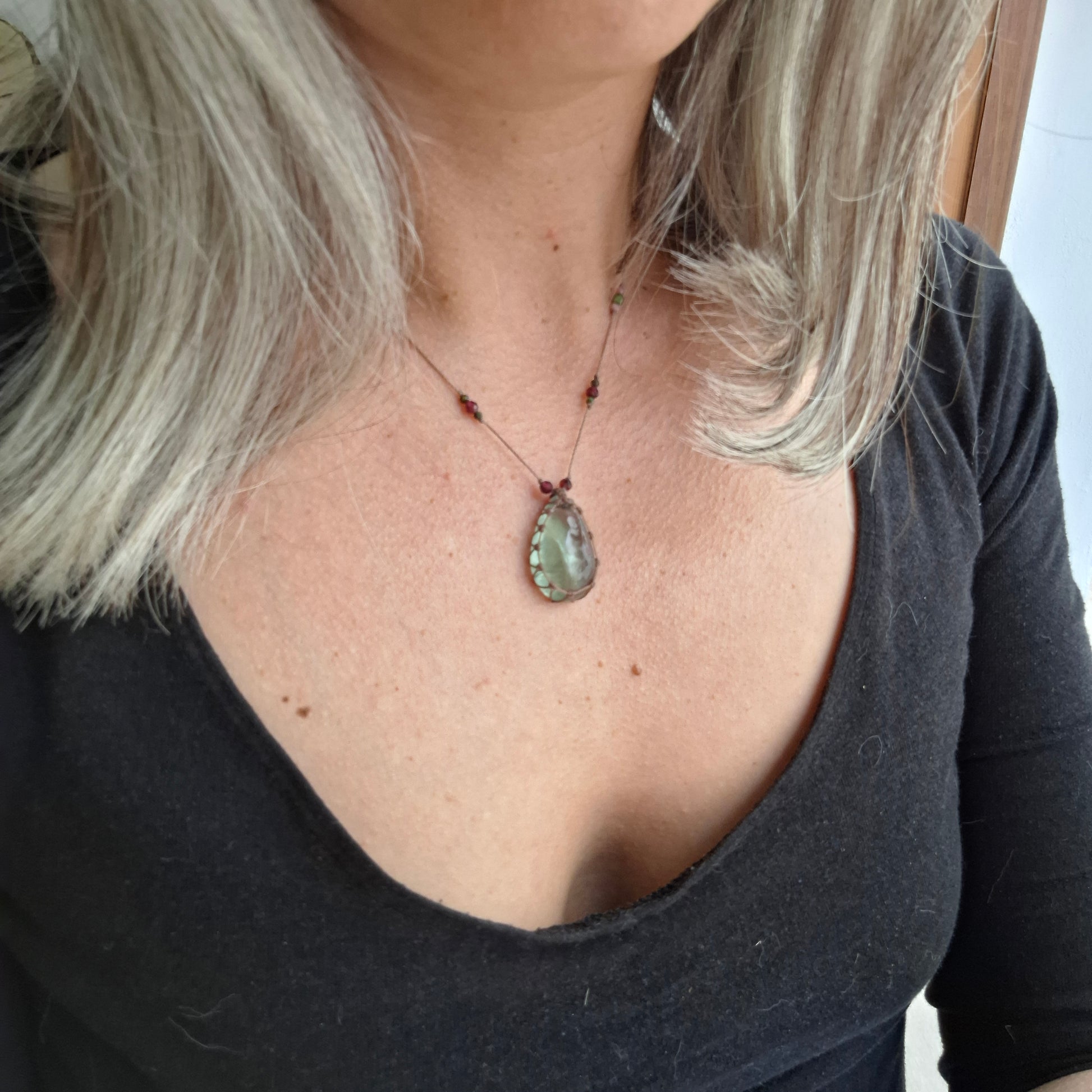 colgante de fluorita