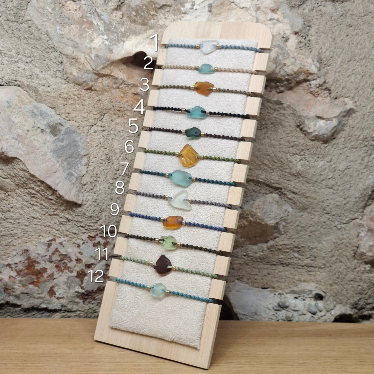 Pulseras cristales d'IRTA