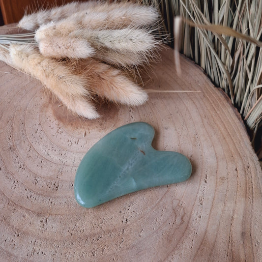 Gua Sha. Masajeador facial. Aventurina