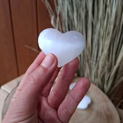 Corazón de selenita