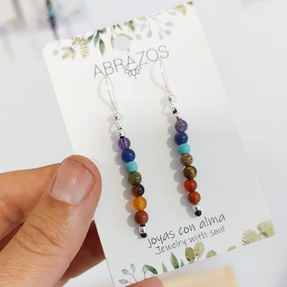 Pendientes de los chakras.
