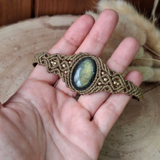 Pulsera de labradorita.