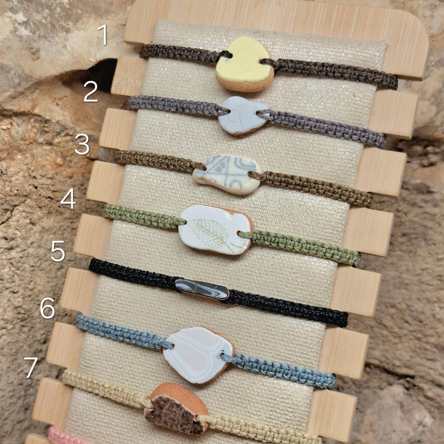 Pulseras cerámica d'IRTA