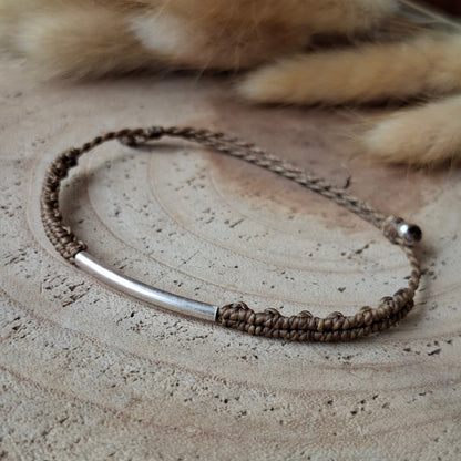 Pulsera TUBO plata